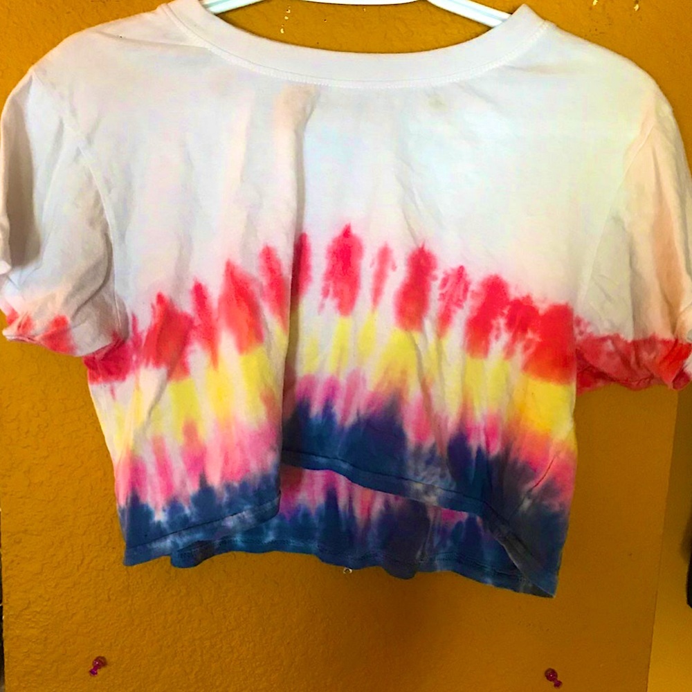 Tie dye crop top
